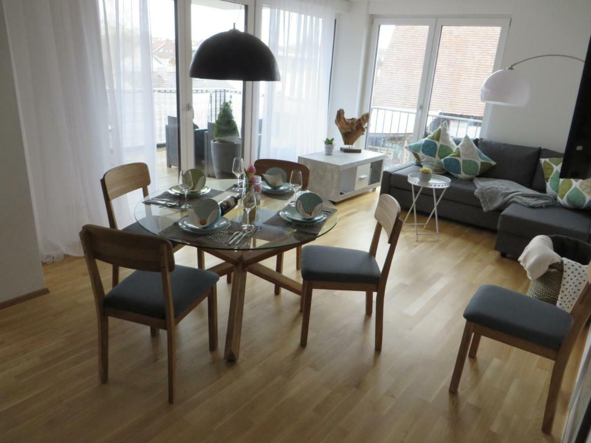 Bodensee Luxus Ferienwohnung Claudia 3 Friedrichshafen Bagian luar foto